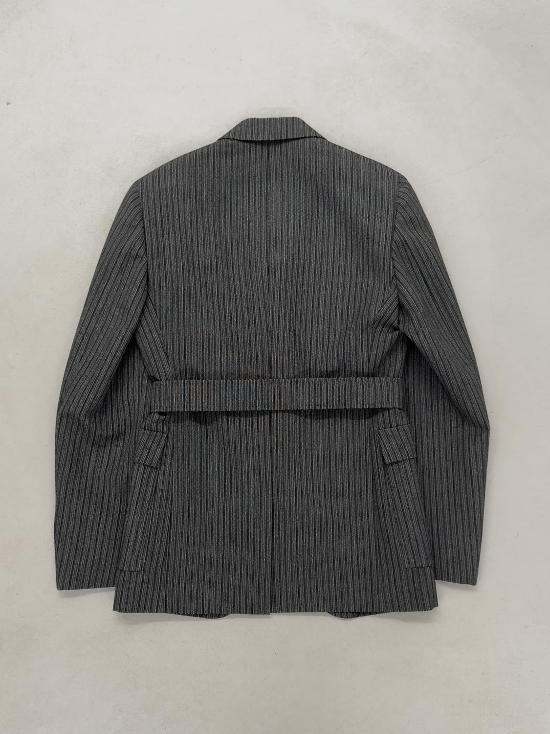 프라다 스트라이프 벨트 자켓 상품이미지6