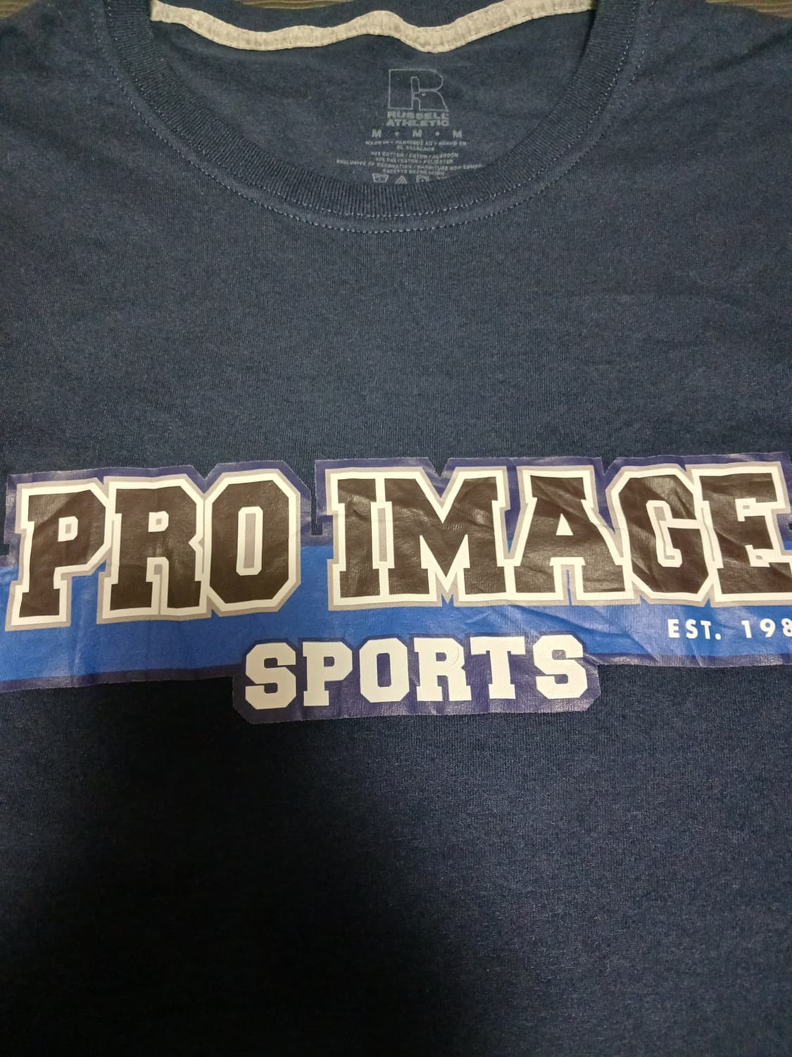 러셀 pro image sports 로고 반팔티  상품이미지2