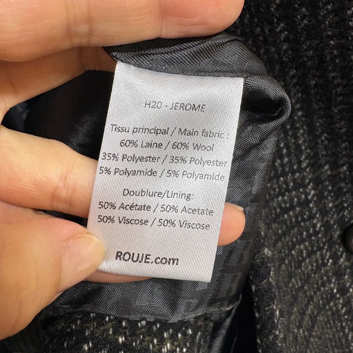 Rouje Paris 루즈 더블 코트 (38) 상품이미지6