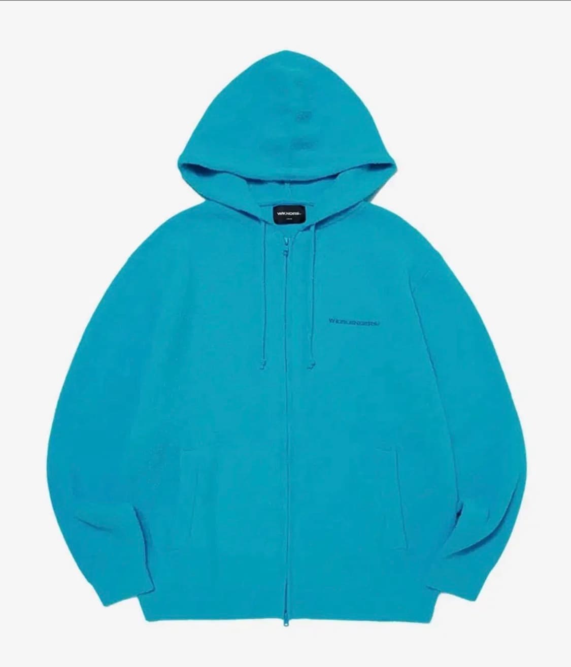 위캔더스 후드집업 HAIRY KNIT ZIPUP HOODIE  상품이미지1