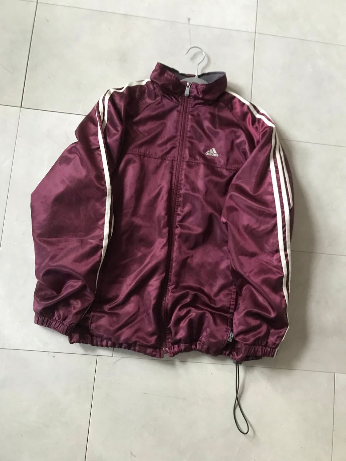 아디다스 00s 버건디 바람막이 상품이미지8