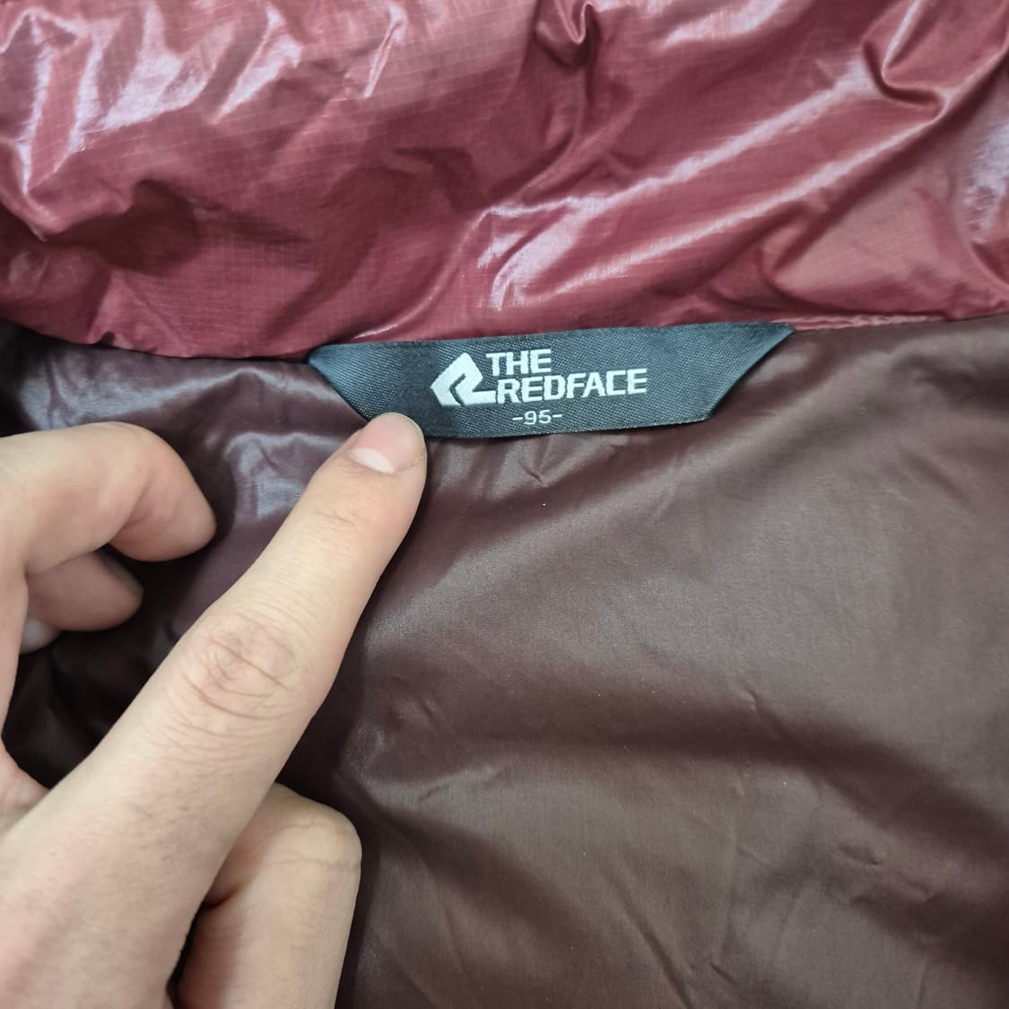 더레드페이스 로고 850FP 구스다운 경량패딩 상품이미지7