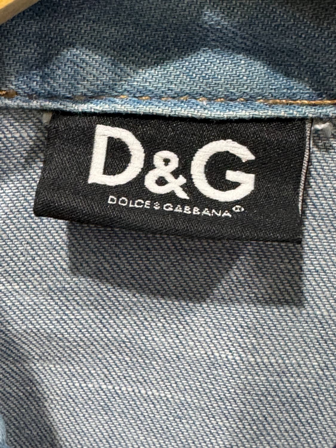 돌체앤가바나 D&G 데님 셔츠 40 정품 상품이미지4