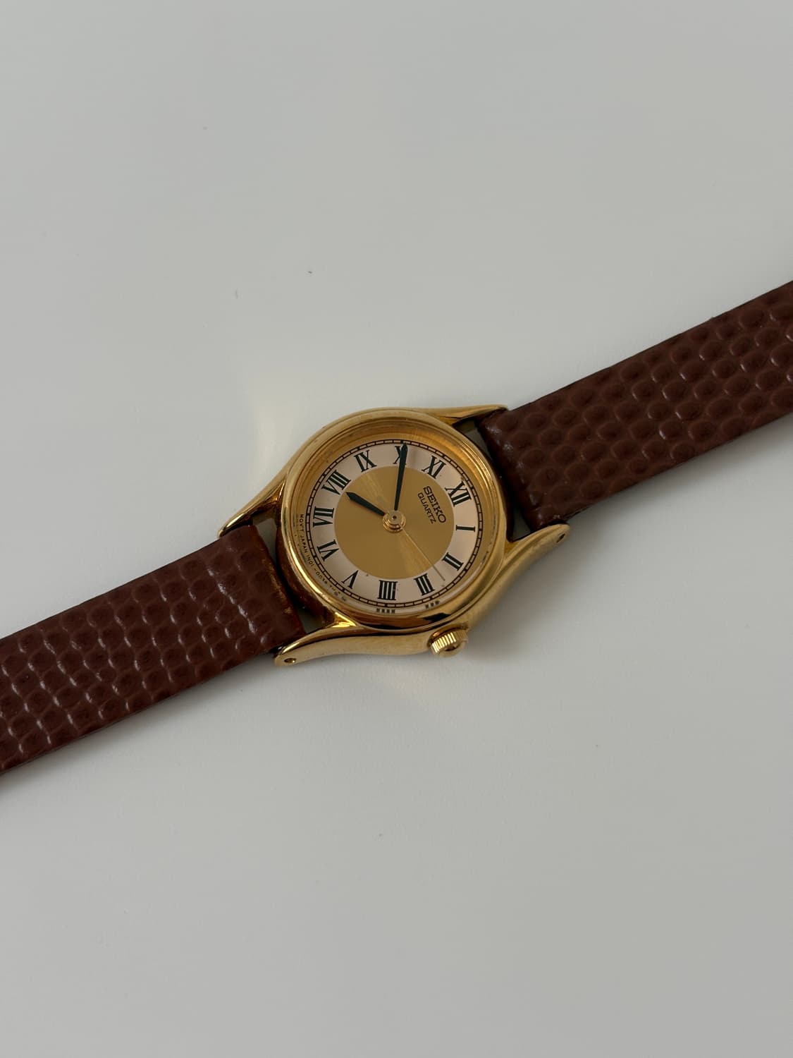 1990s Roman Index Gold Ladies Quartz 상품이미지4