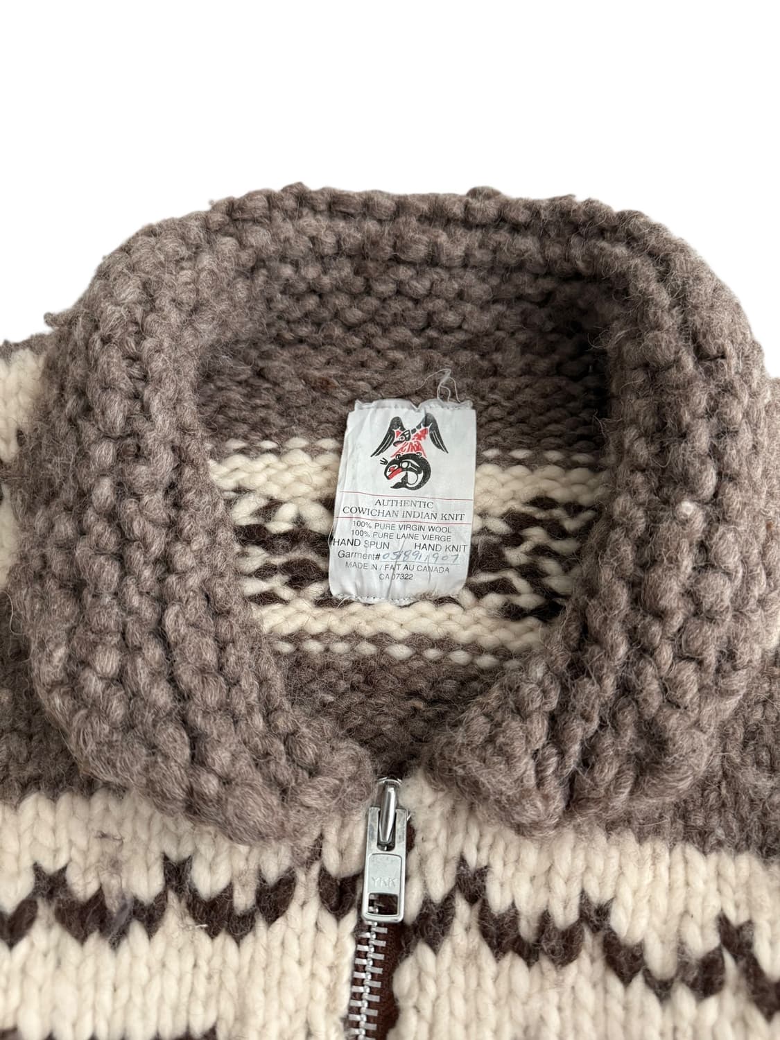 빈티지 웨일 코위찬 집업 상품이미지8