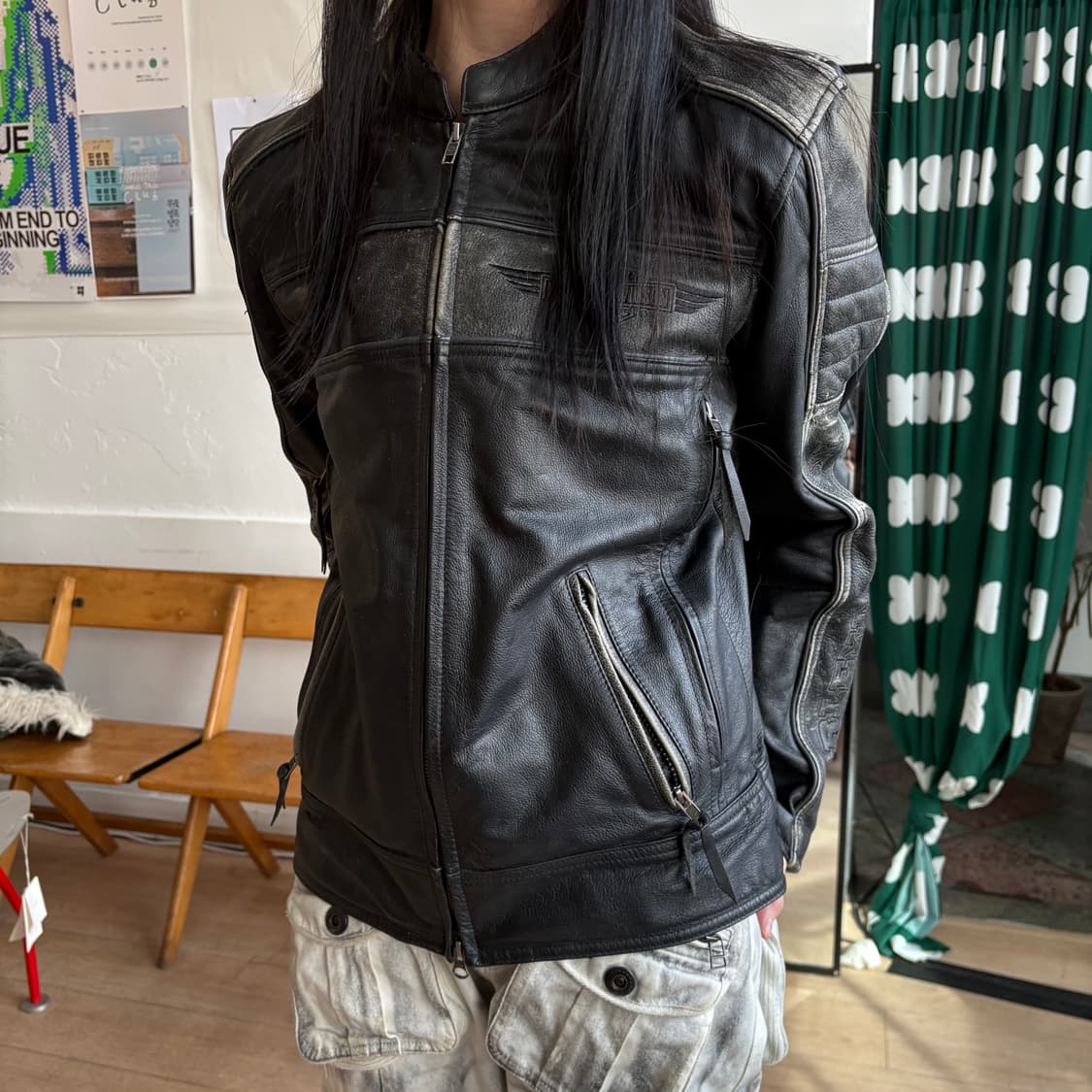 할리데이비슨 모터사이클 레더 자켓 상품이미지1