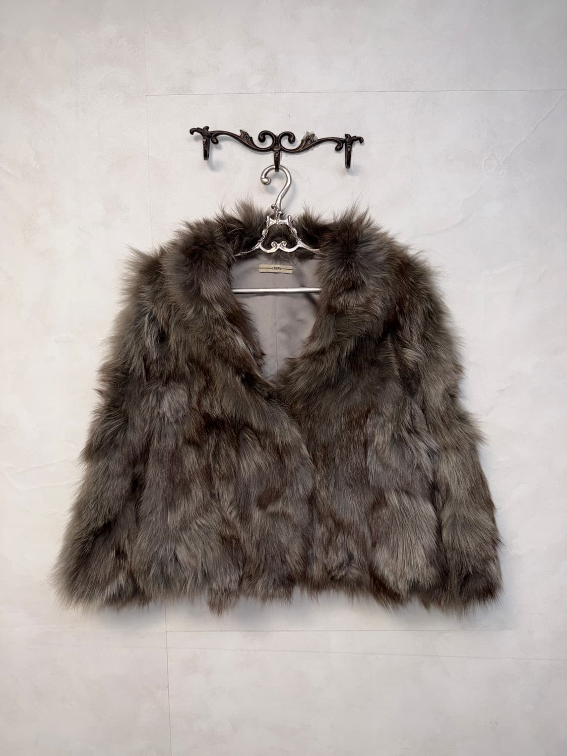 Mixed ash pink fox fur jacket  상품이미지1