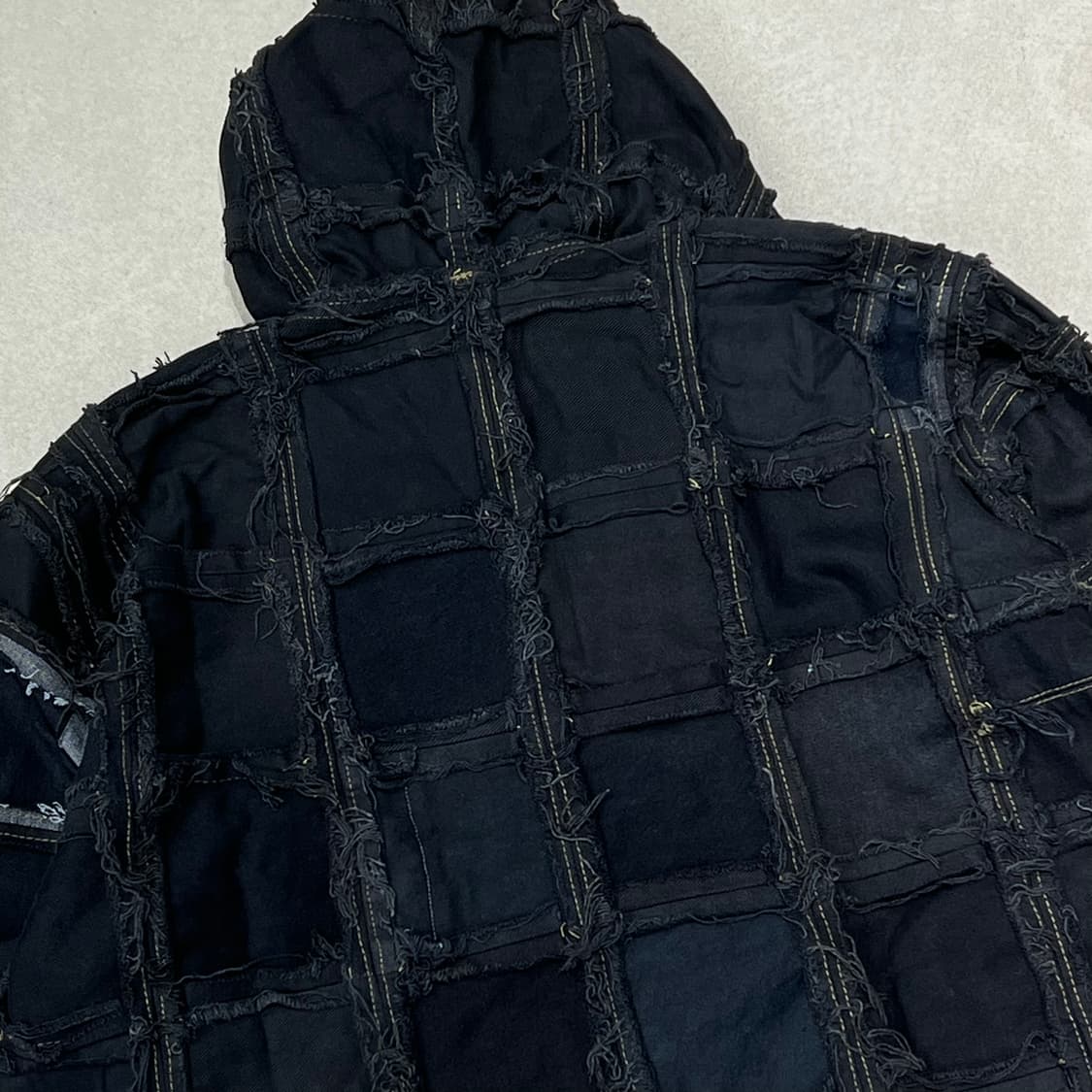 커스텀 데님 흑청자켓 s10038 상품이미지4