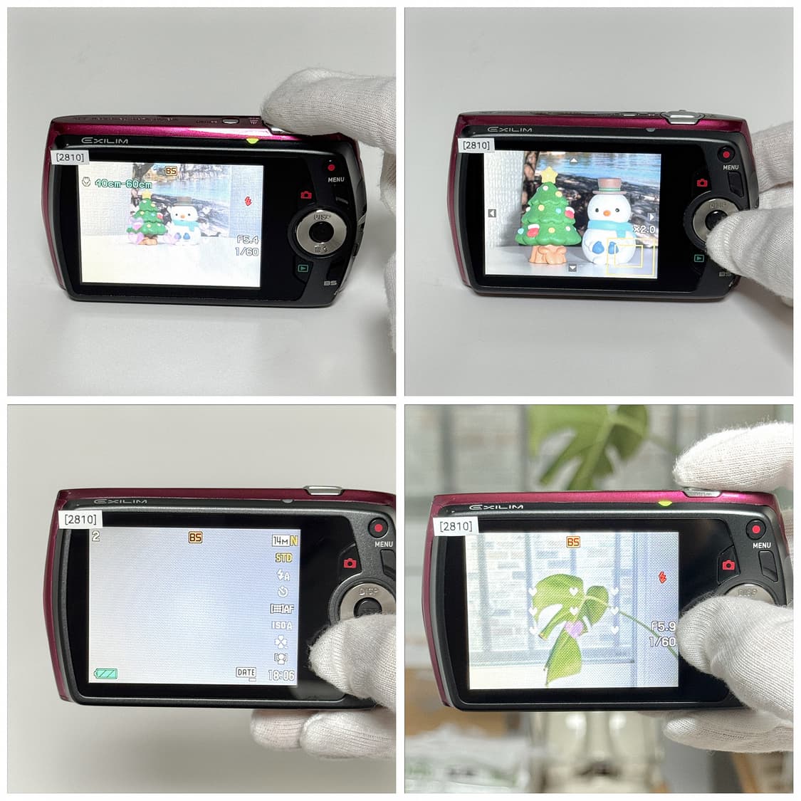 카시오 엑슬림 Z370 체리핑크 빈티지디카 상품이미지4