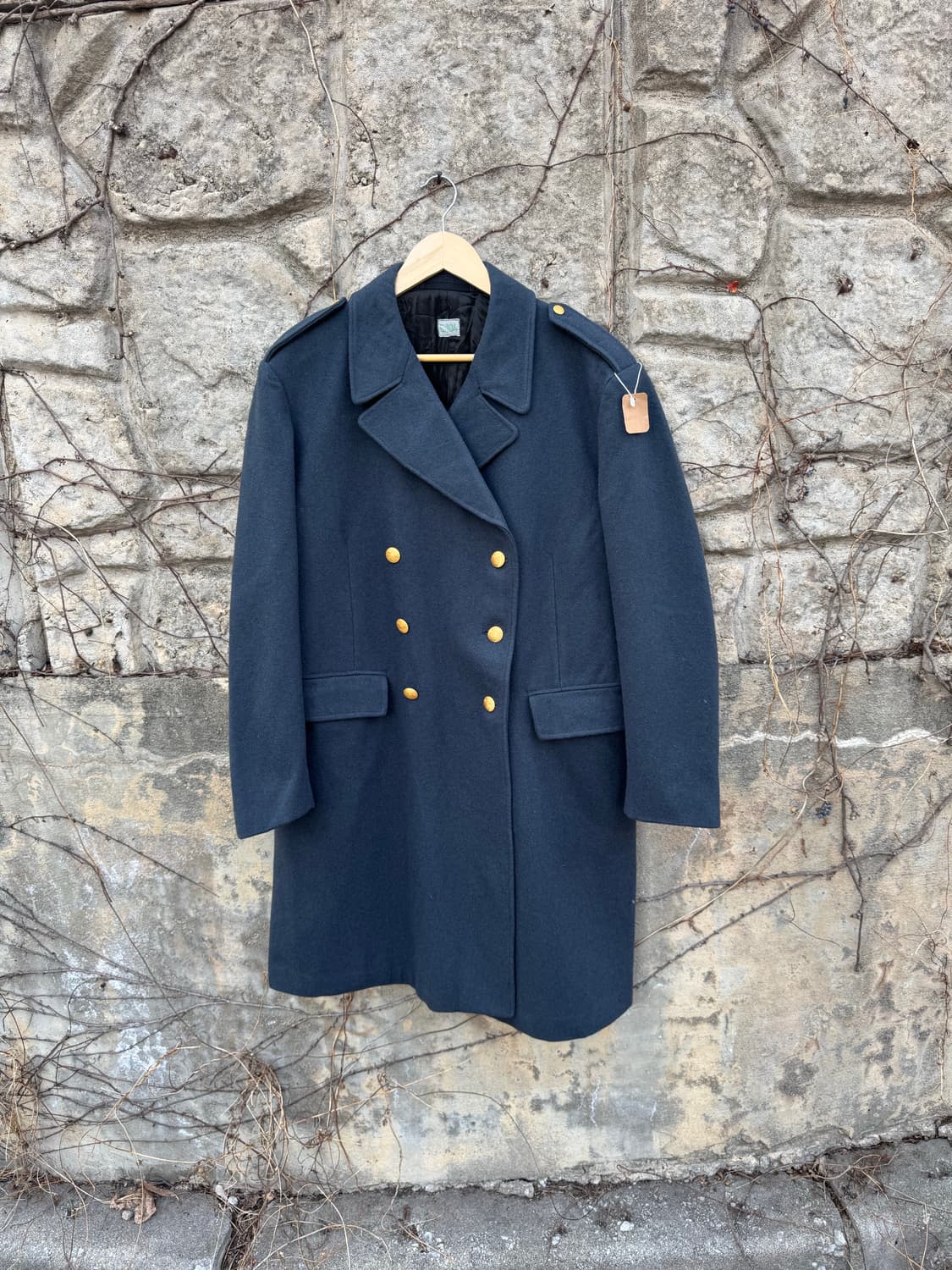 60s 스웨덴군 오리지널 울 코트 상품이미지1