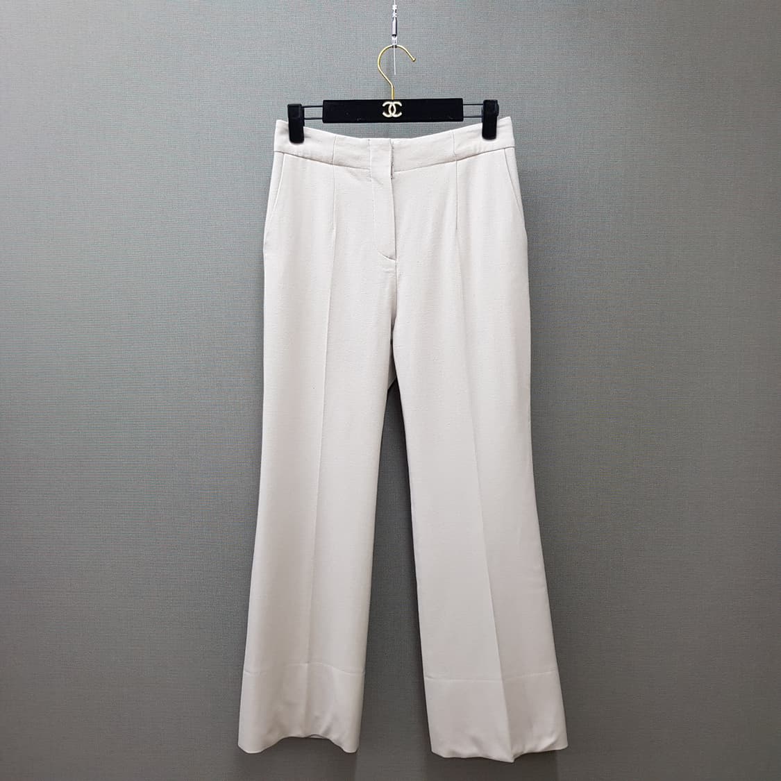 한섬 타임 2022 헴 슬릿 울 팬츠 61-90사이즈 상품이미지1