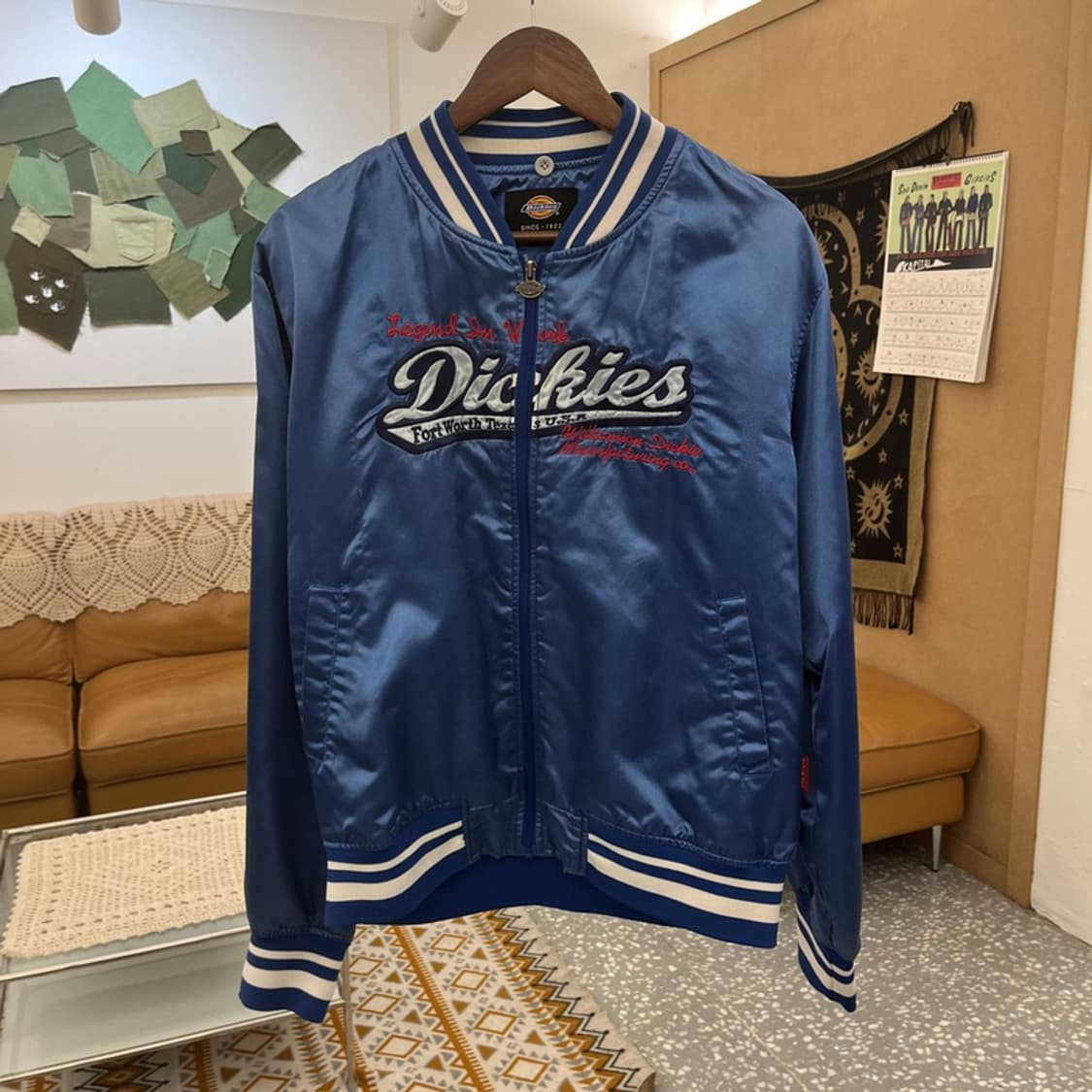 디키즈 올드스쿨 레트로 스타디움 바시티 자켓 L C10954 상품이미지3