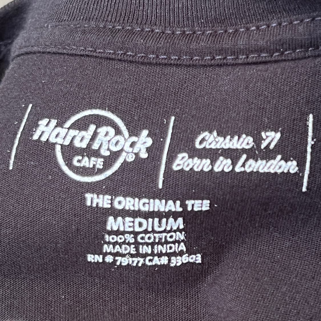 하드락 카페 암스테르담 반팔티 상품이미지3