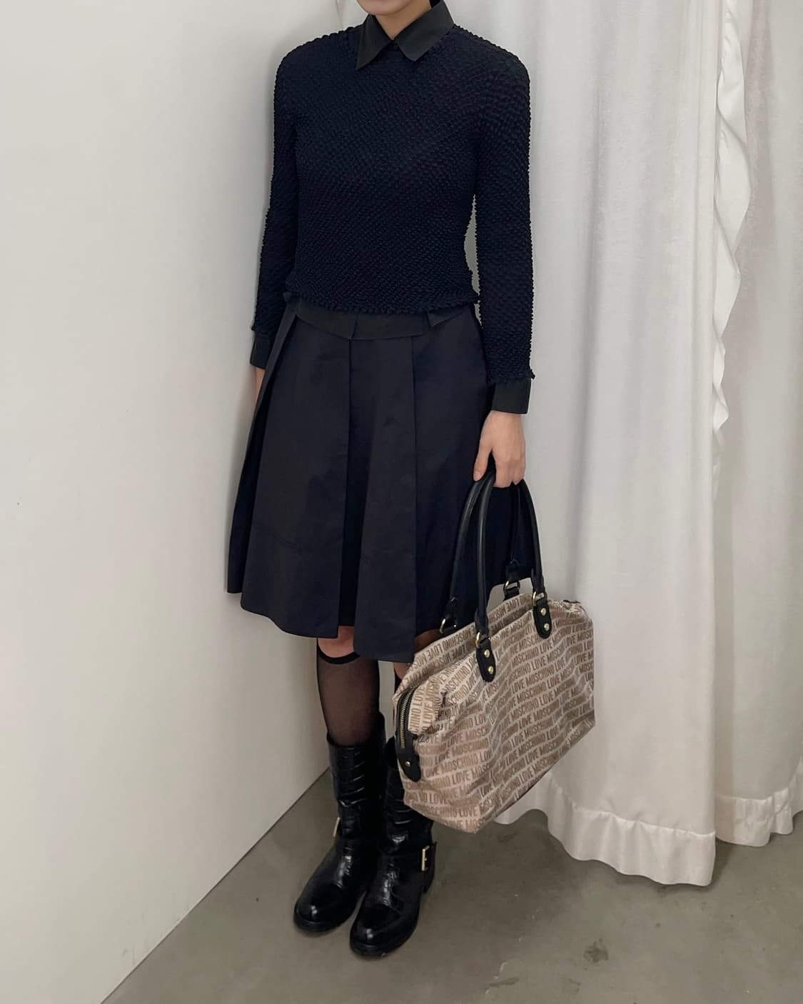 prada 클래식 블랙 셔츠 상품이미지1