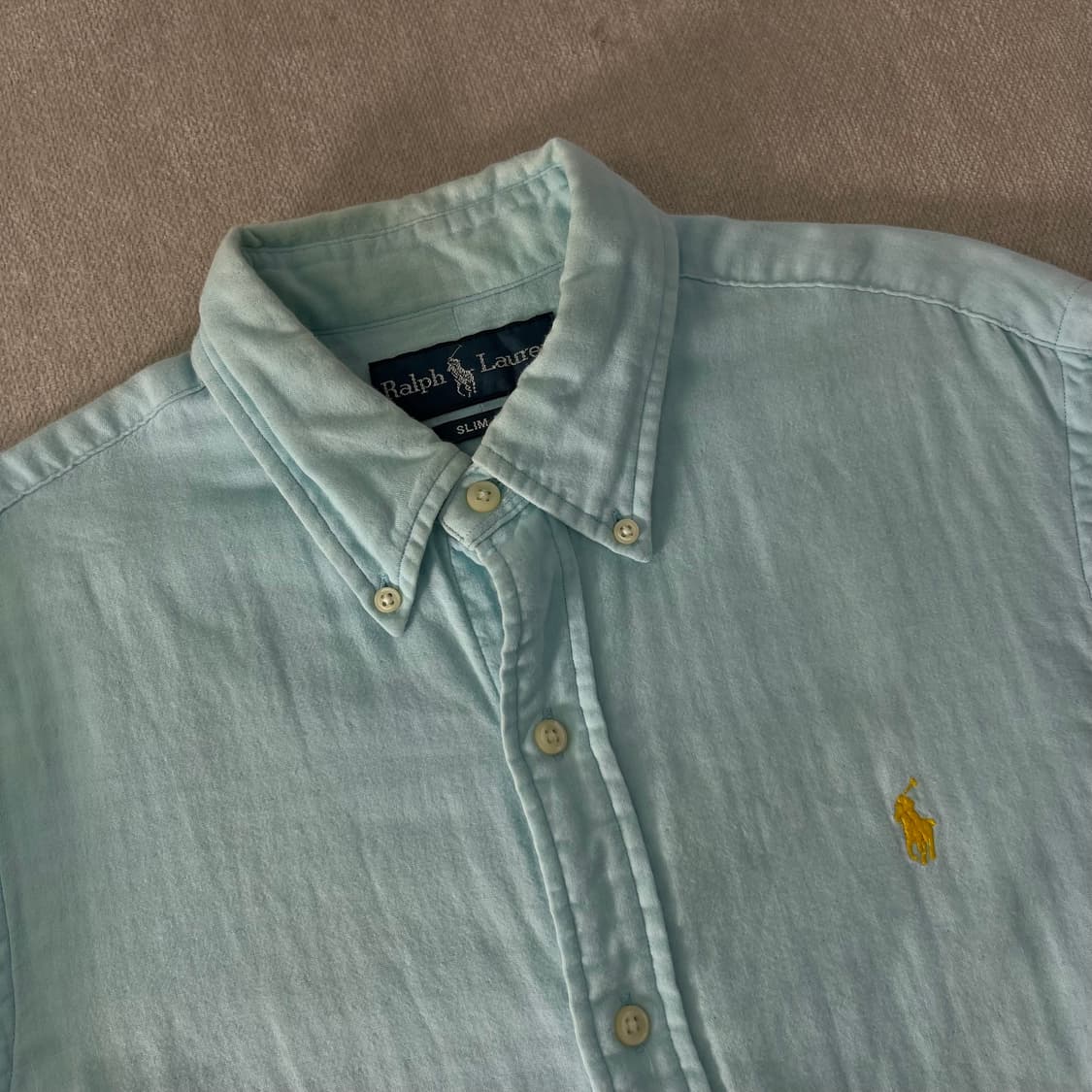 95 폴로랄프로렌 스카이블루 코튼 셔츠 상품이미지2