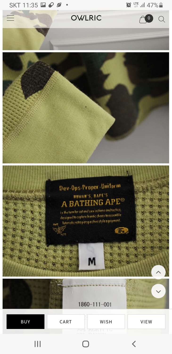 A BATHING APE

 상품이미지6