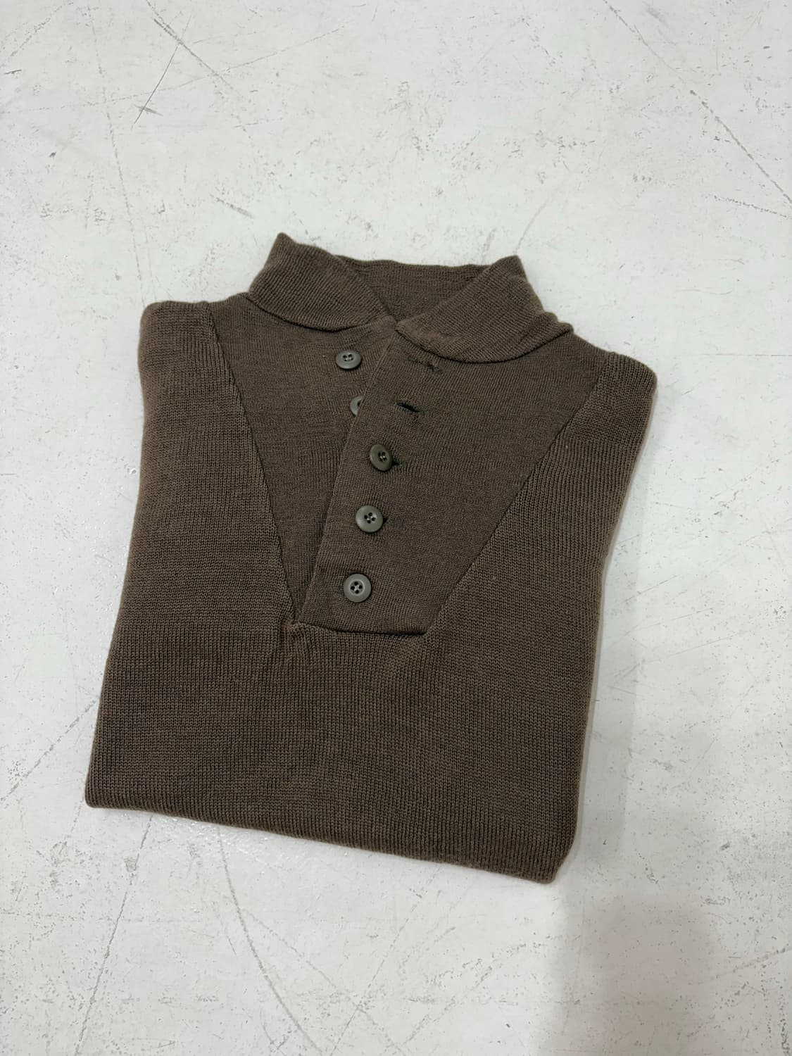 80‘s US Army 5 Button Wool Sweater 상품이미지10