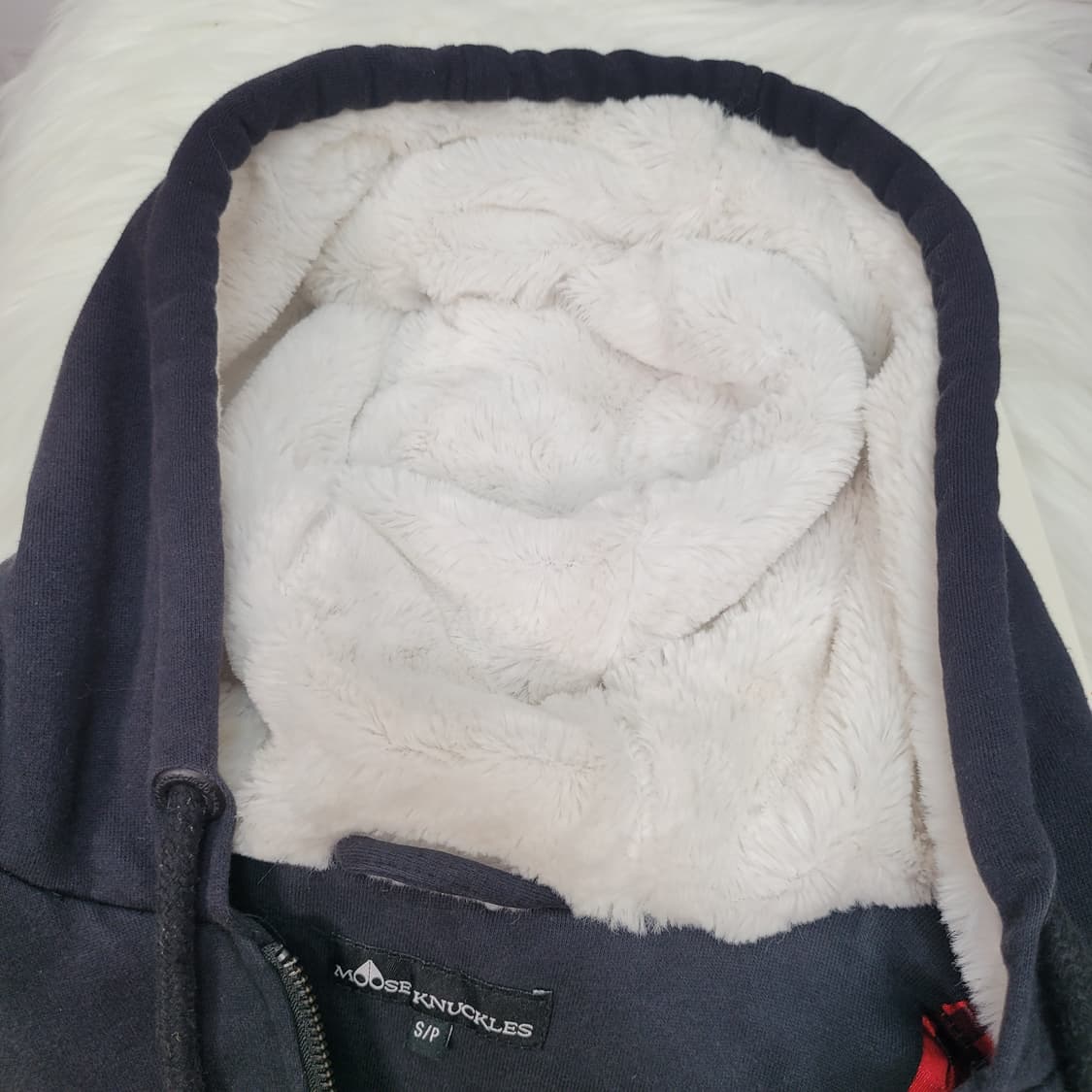 무스너클 칼링턴 후드 집업 자켓 블랙 S사이즈 상품이미지6