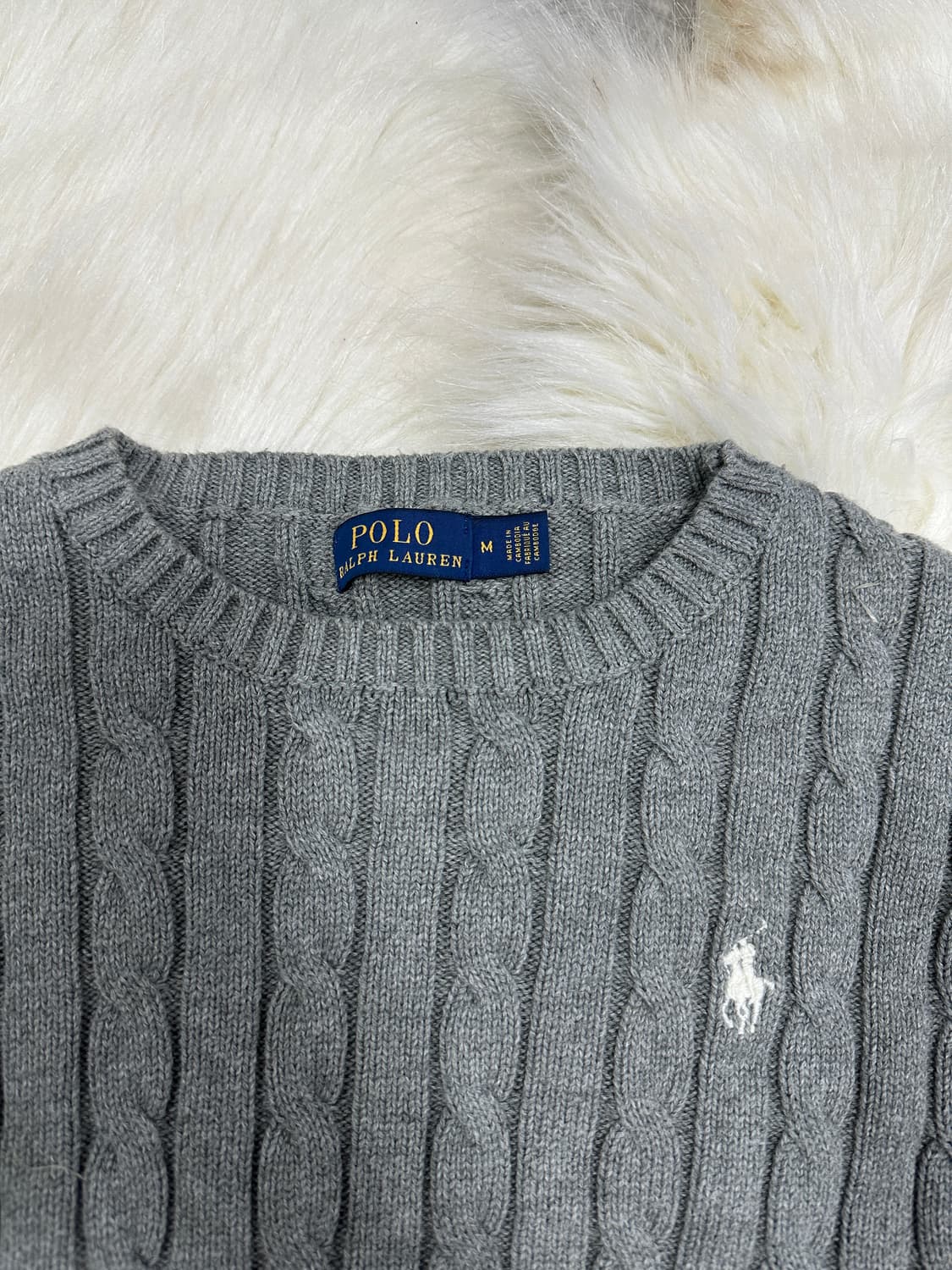 폴로 코튼 꽈베기니트 80~95 상품이미지2