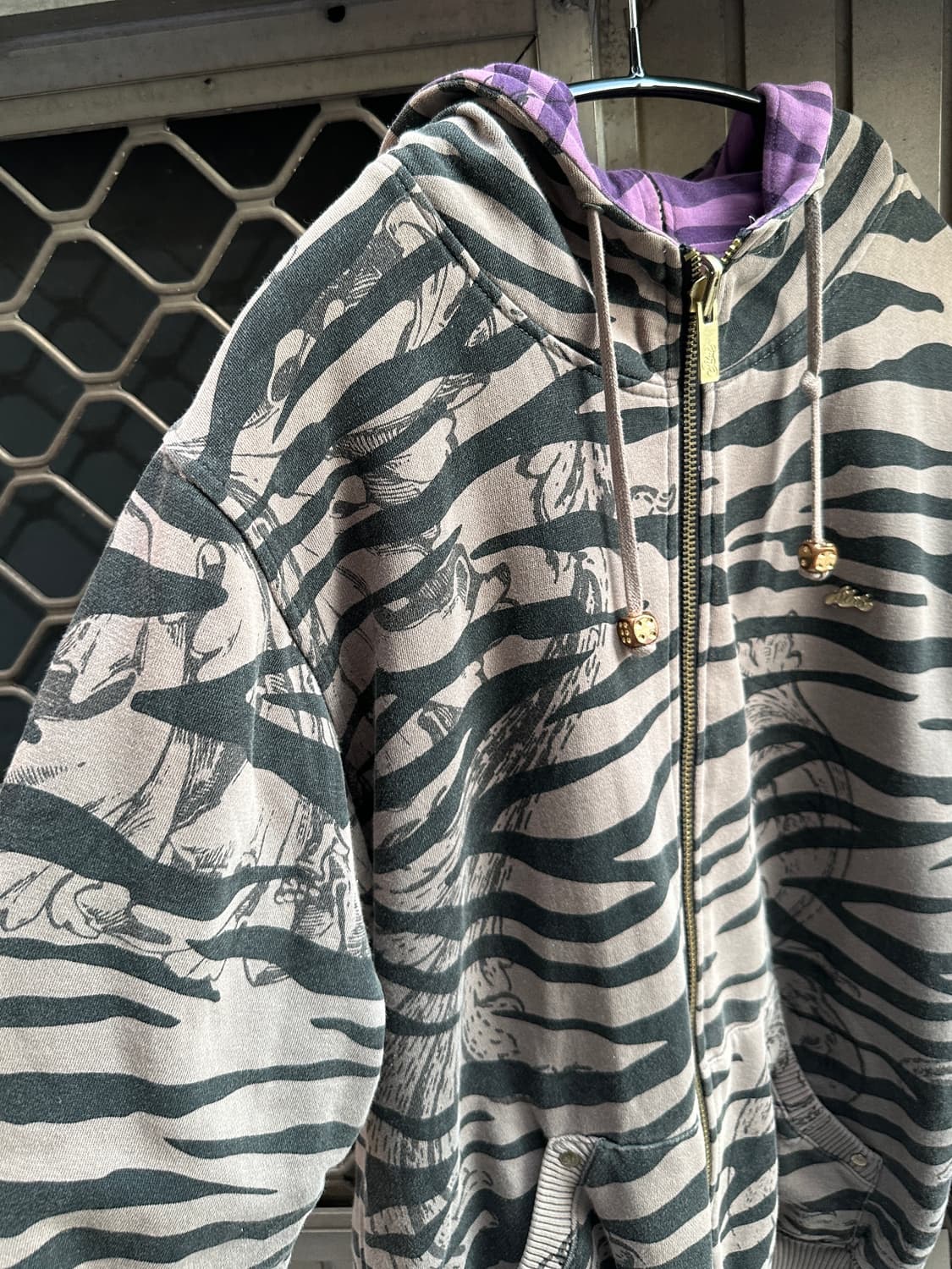 FLAP reversible punk printing hoody 상품이미지9