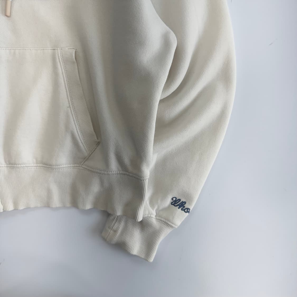 Who A U 후아유 캘리포니아 아이보리 후드집업 상품이미지5