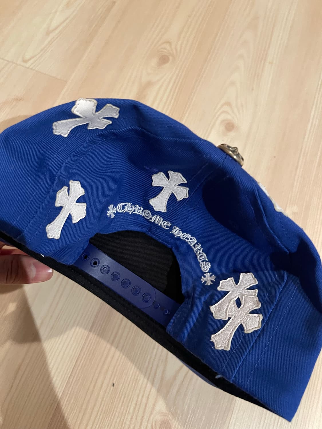 크롬하츠 래더패치 모자 블루 상품이미지2