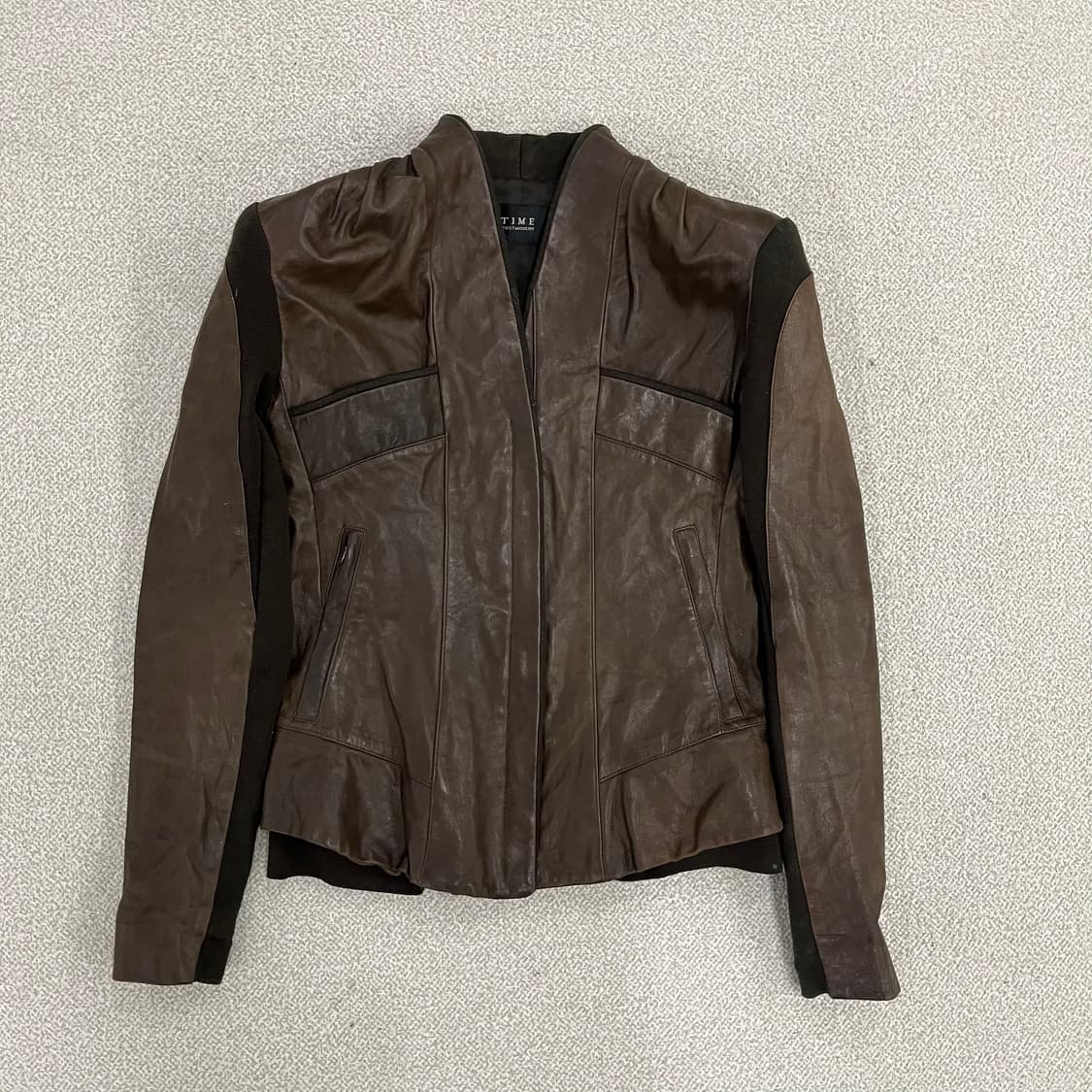 82 한섬 타임 양가죽 자켓 0220M 상품이미지1