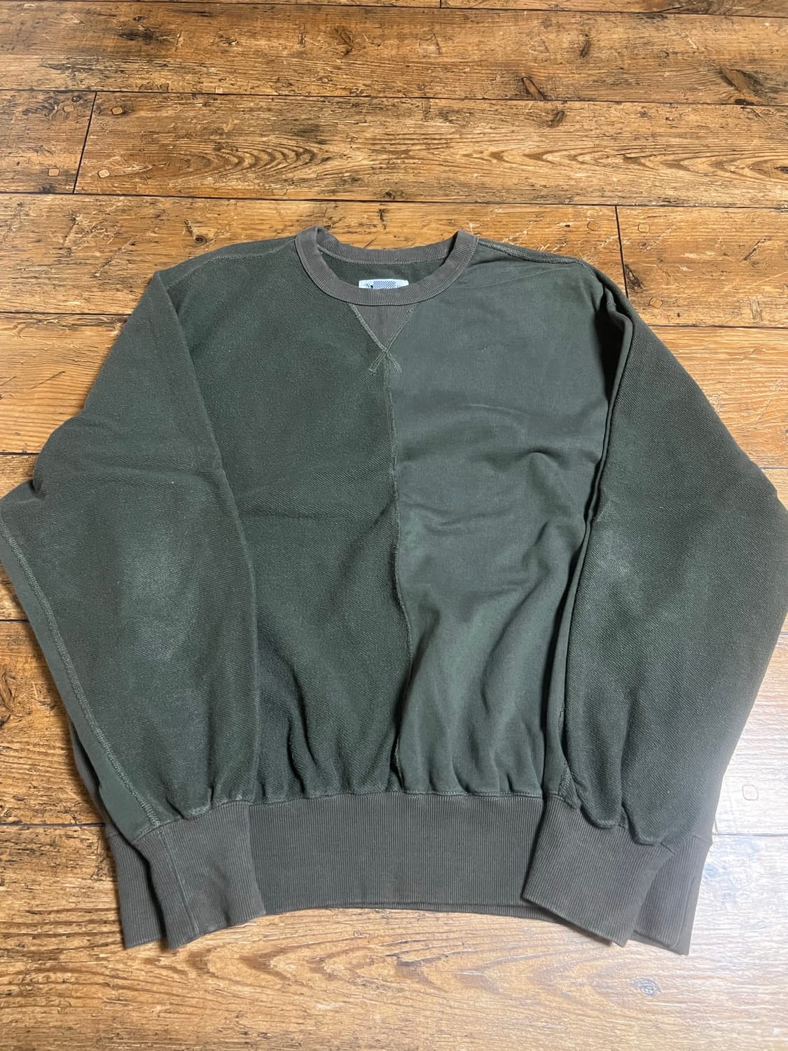 네이머클로딩 맨투맨 하프 리버스 스웨트셔츠 올리브 XL HALF REVE 상품이미지1