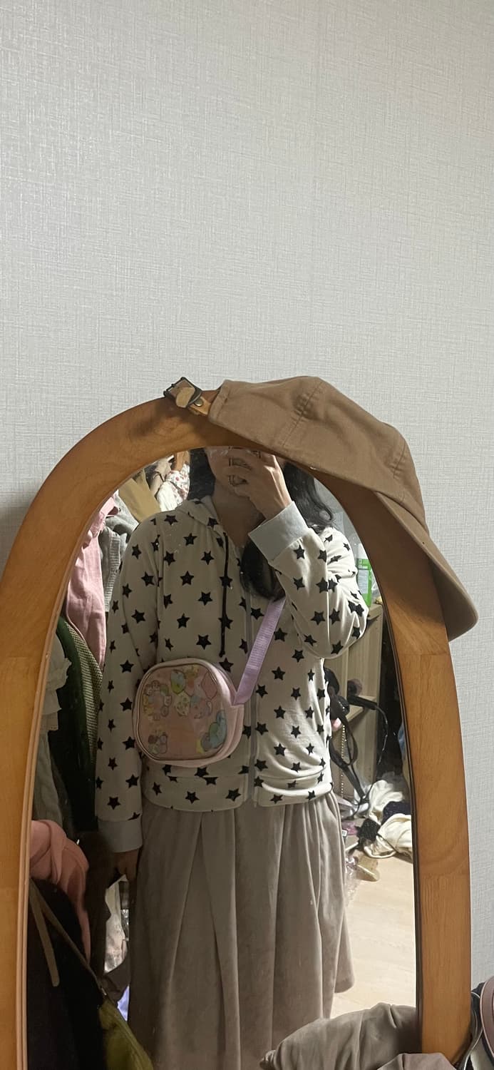 모리걸 빈티지 스밋코구라시 핑크 크로스백 💗💜✨ 상품이미지3