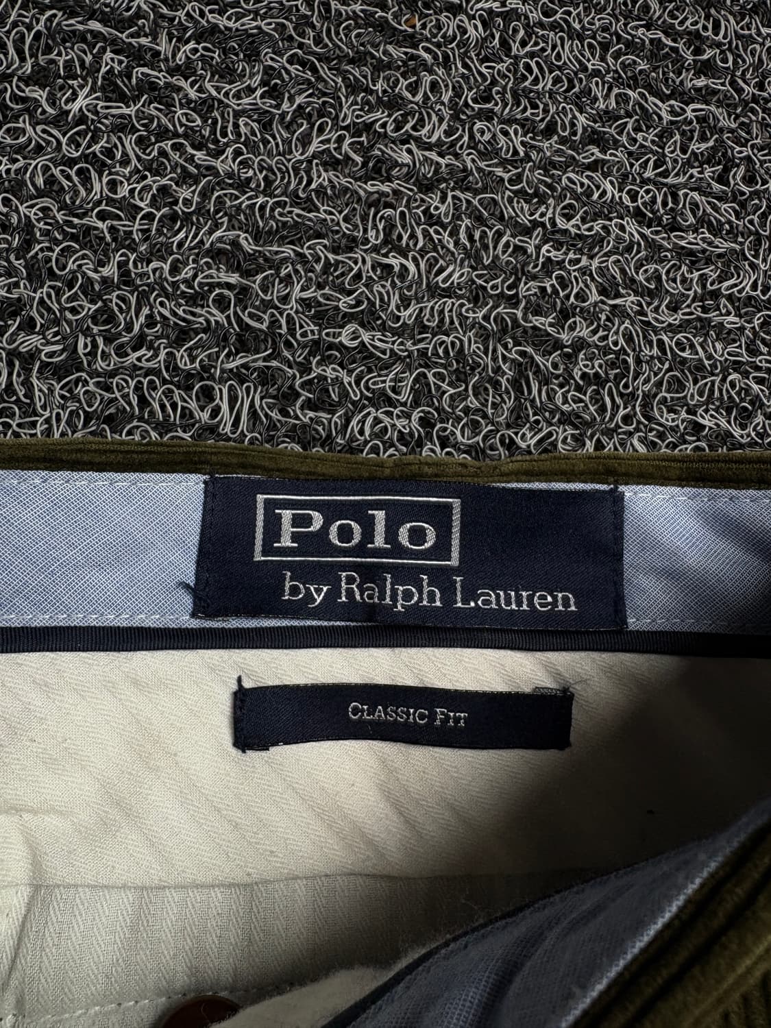 폴로 랄프로렌 신형 아메카지 코듀로이 와이드 팬츠 카키 1887 상품이미지4