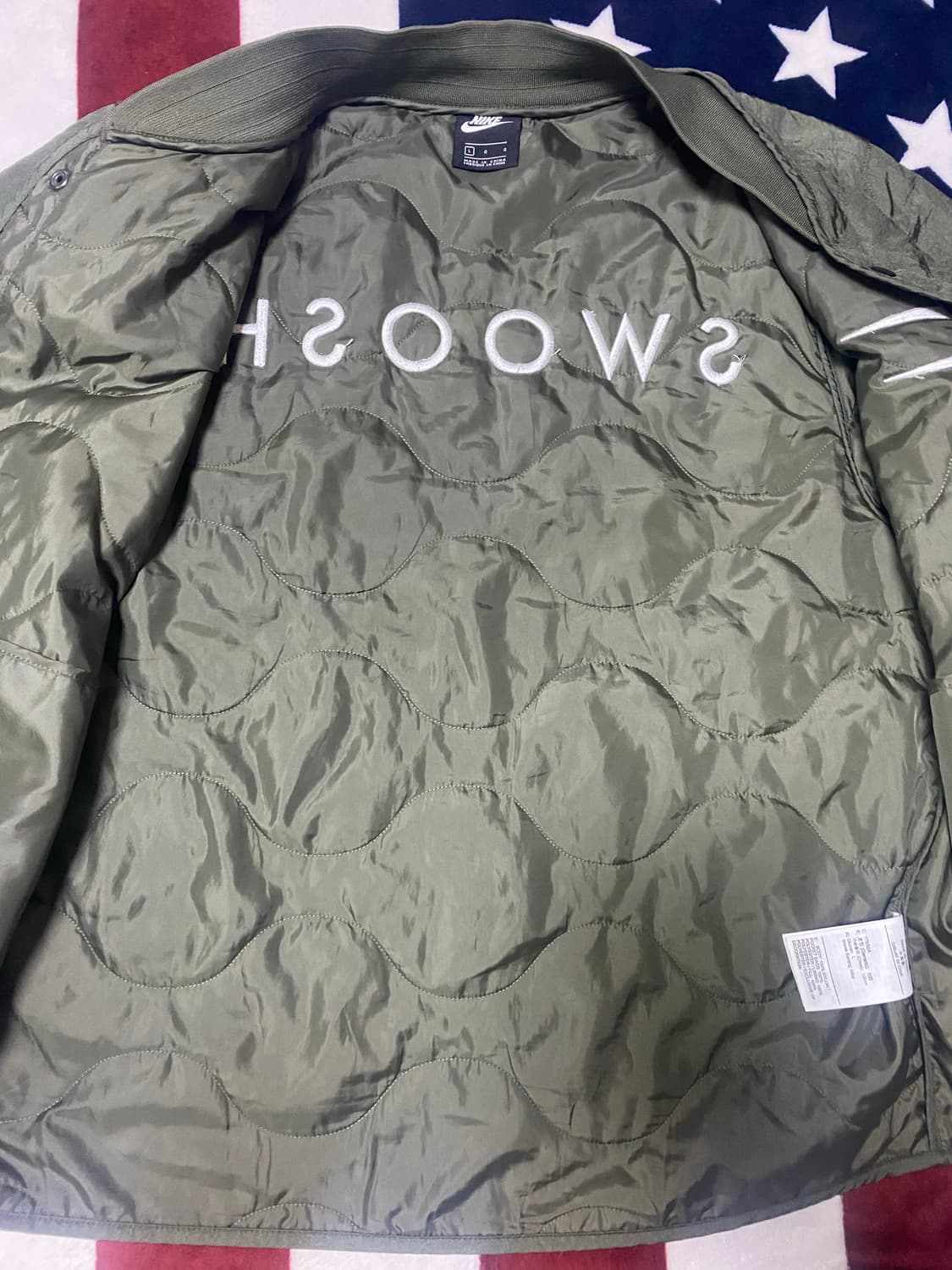 나이키 스우시 퀼티드 (깔깔이) 상품이미지5