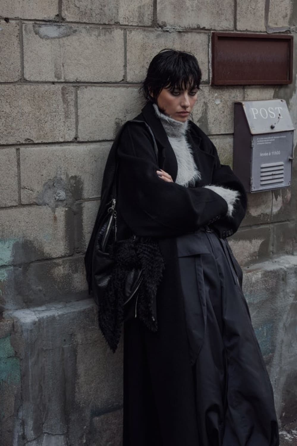 트리밍버드 Handmade) Wide Long Coat [ Black ] 상품이미지1