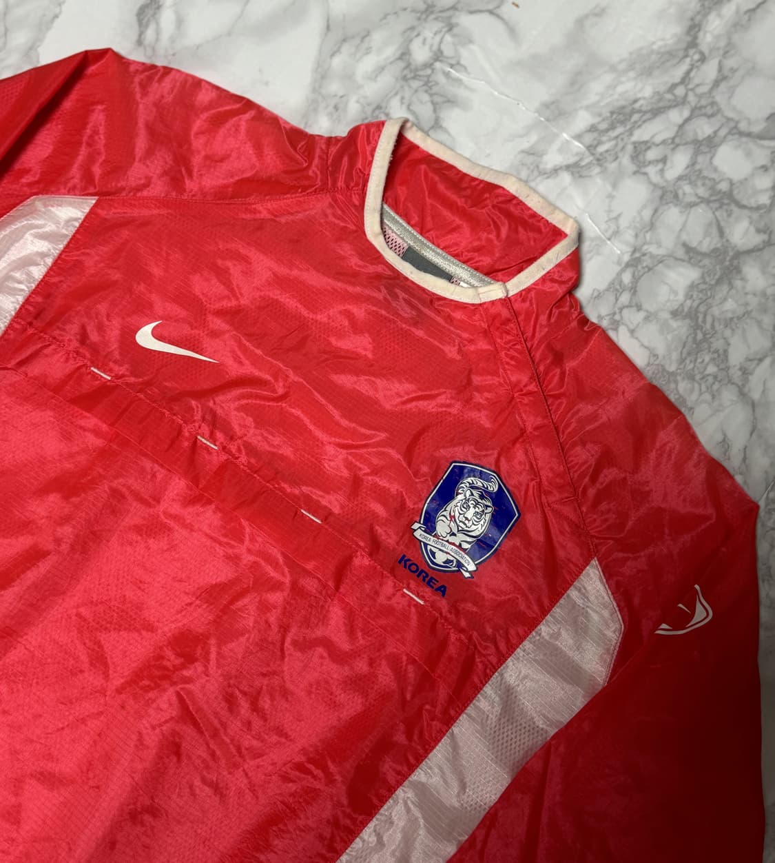 02-04 Nike 나이키 대한민국 국대 하이드로탑 축구 웜업 바람막이 상품이미지3