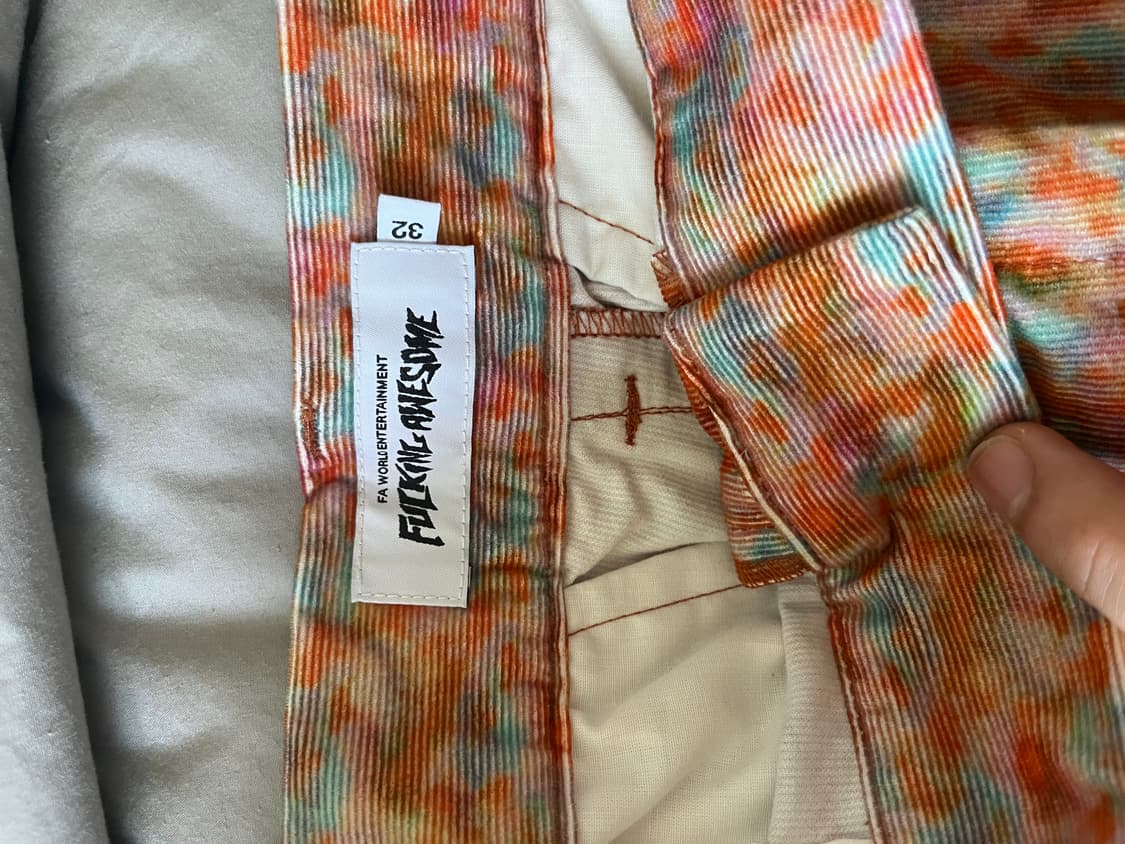 퍼킹어썸 스컬 코듀로이 워크팬츠32 상품이미지4