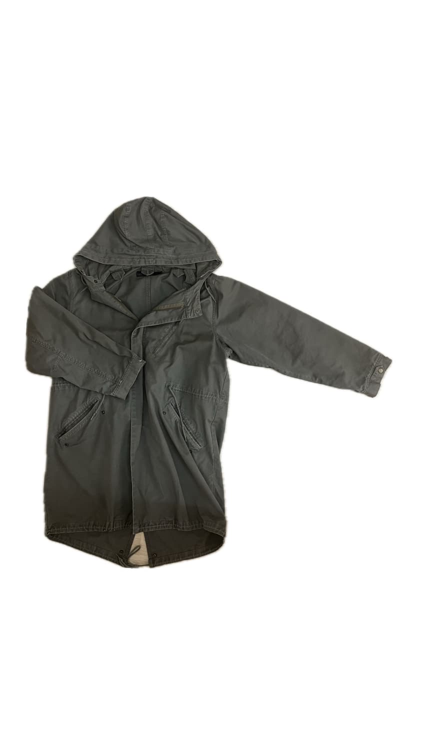 빈티지 카키 야상 롱 자켓 내피포함 사계절 상품이미지1