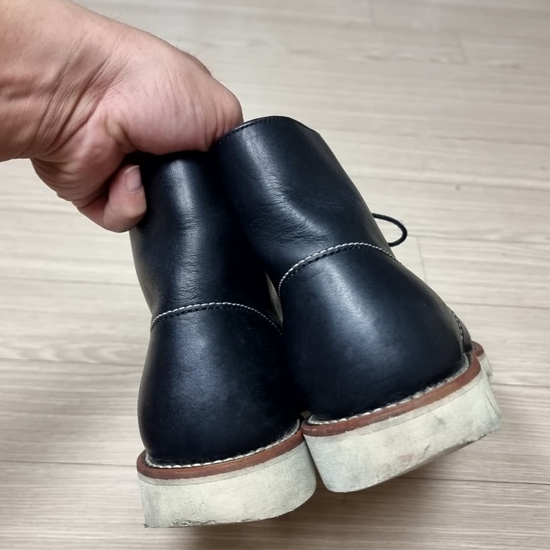 호킨스 블랙 레더 워커 부츠(270-275) 상품이미지3