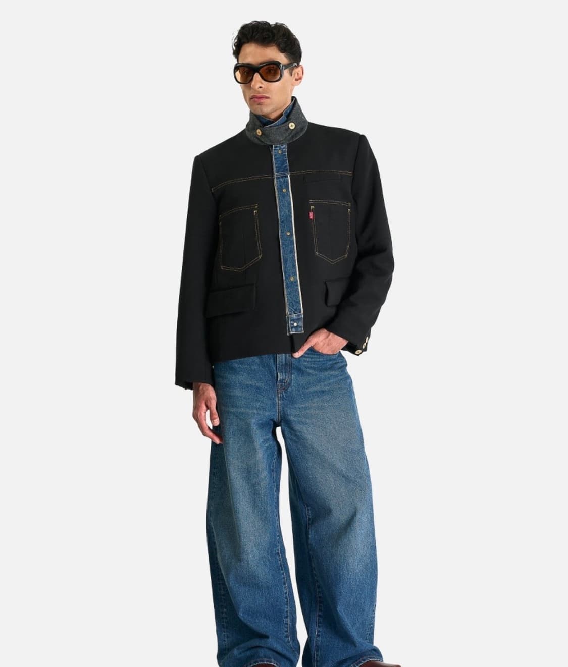 [4] 사카이 리바이스 트윌 블루종 상품이미지1