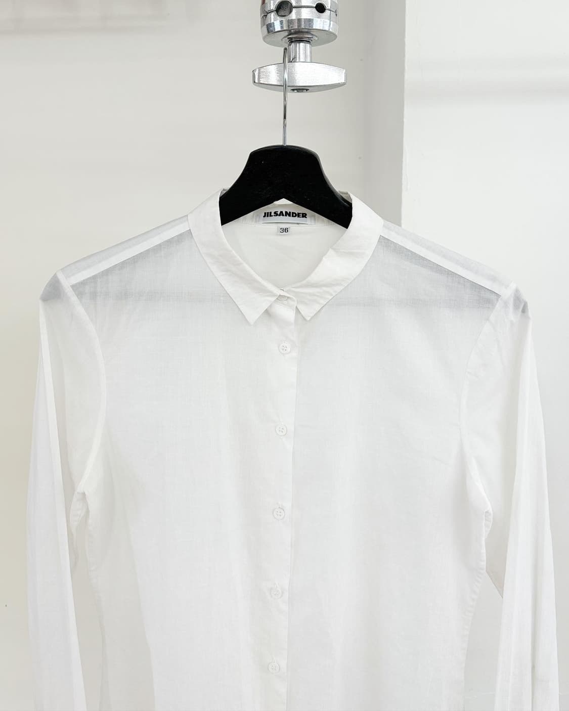 질샌더 화이트 코튼 셔츠  상품이미지2