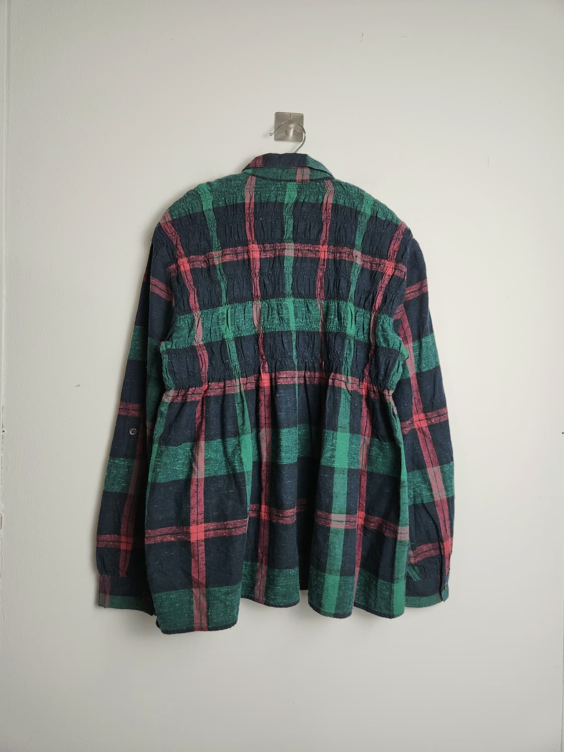 체크 밴딩 블라우스 상품이미지7