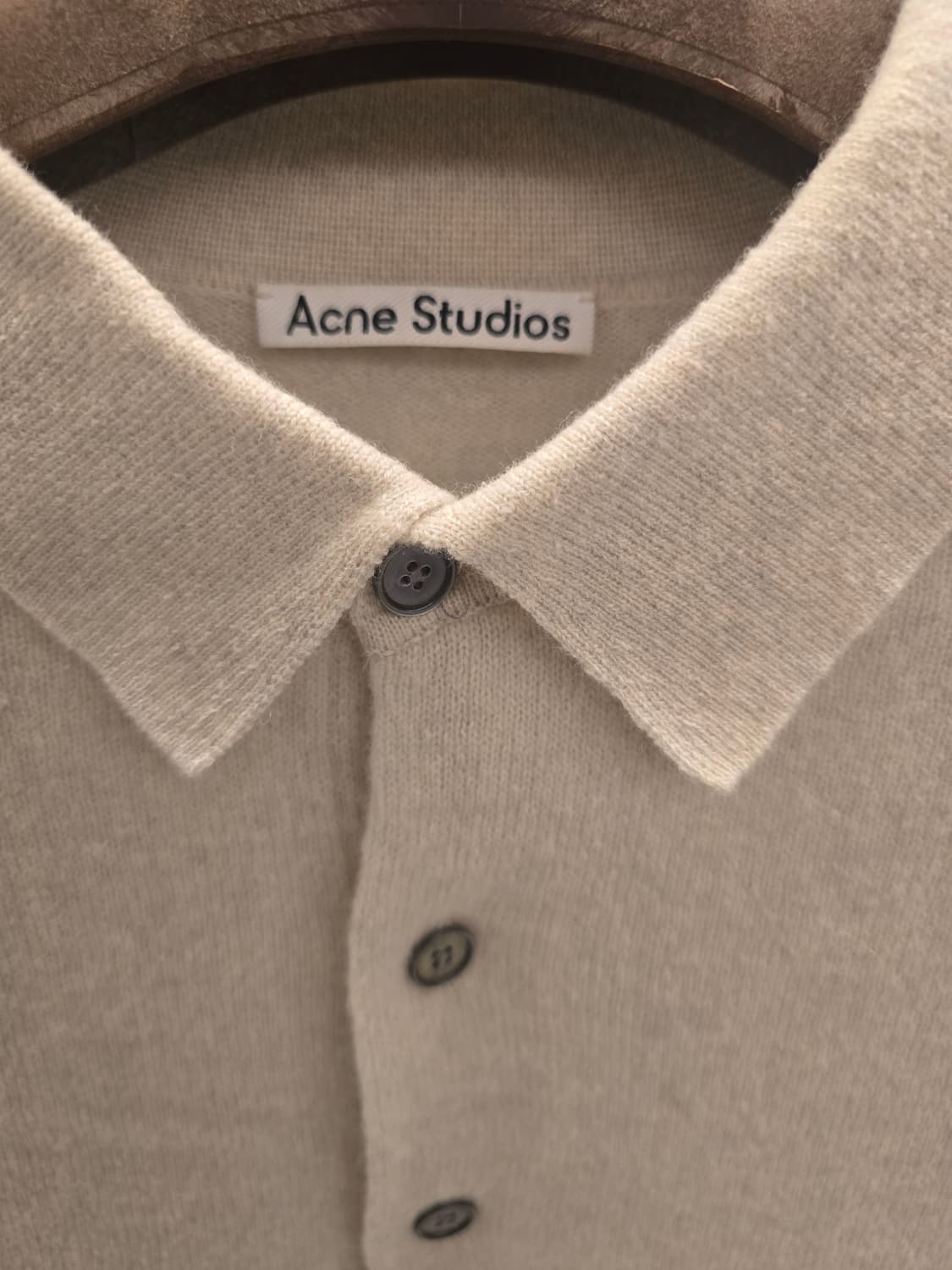 아크네 스튜디오 울 폴로 스웨터 상품이미지3