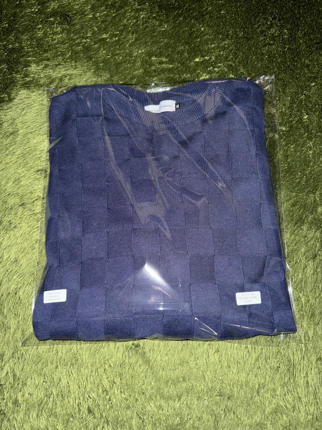 [XL] POP TRADING 팝 트레이딩 컴퍼니 21AW 패널 니트 상품이미지10