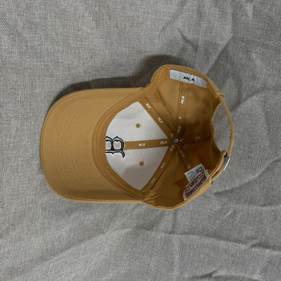 MLB 보스턴 야구 모자 베이지색 볼캡 상품이미지4
