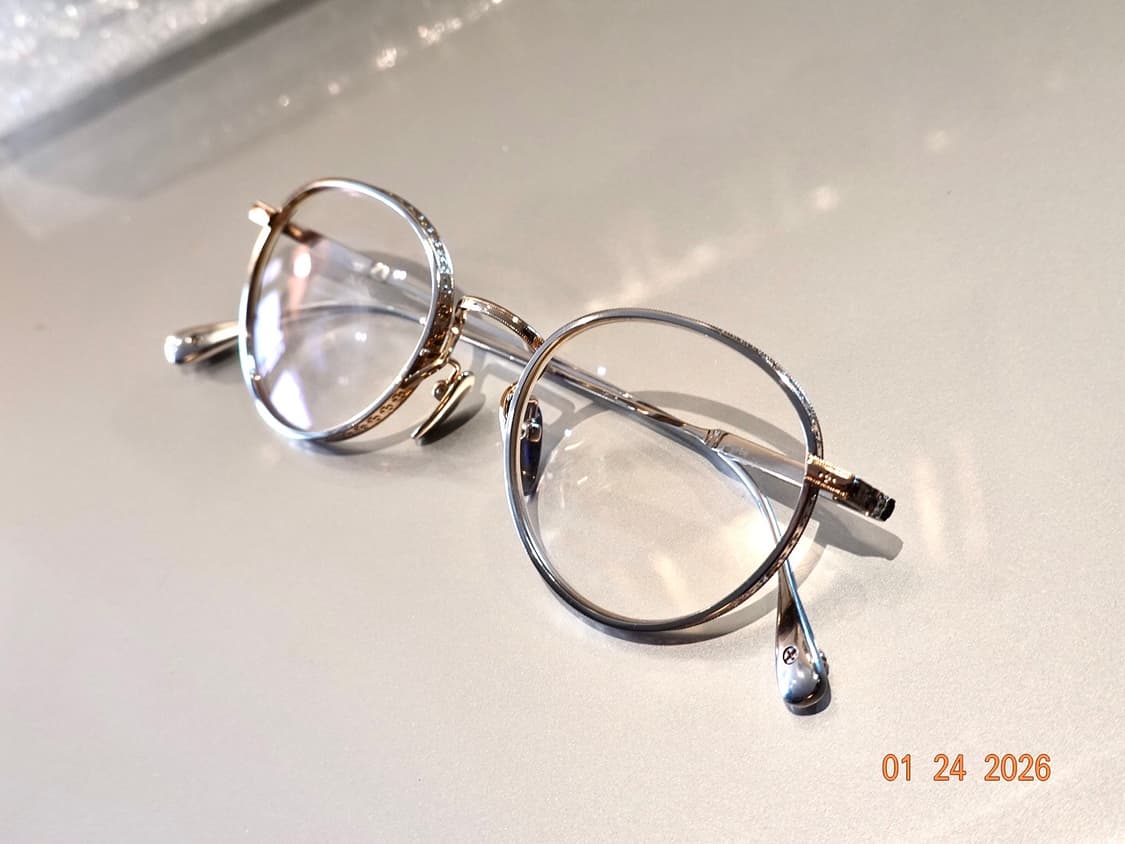 크롬하츠 틱 샤이닝 실버/골드 안경 상품이미지2