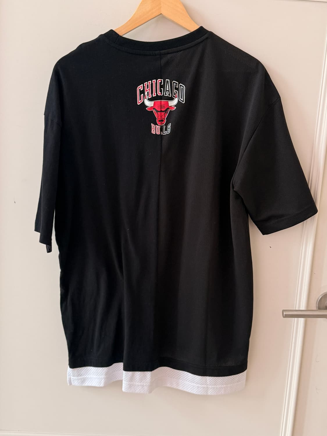 NBA CHI CHICAGO BULLS 소재믹스 티셔츠  상품이미지2