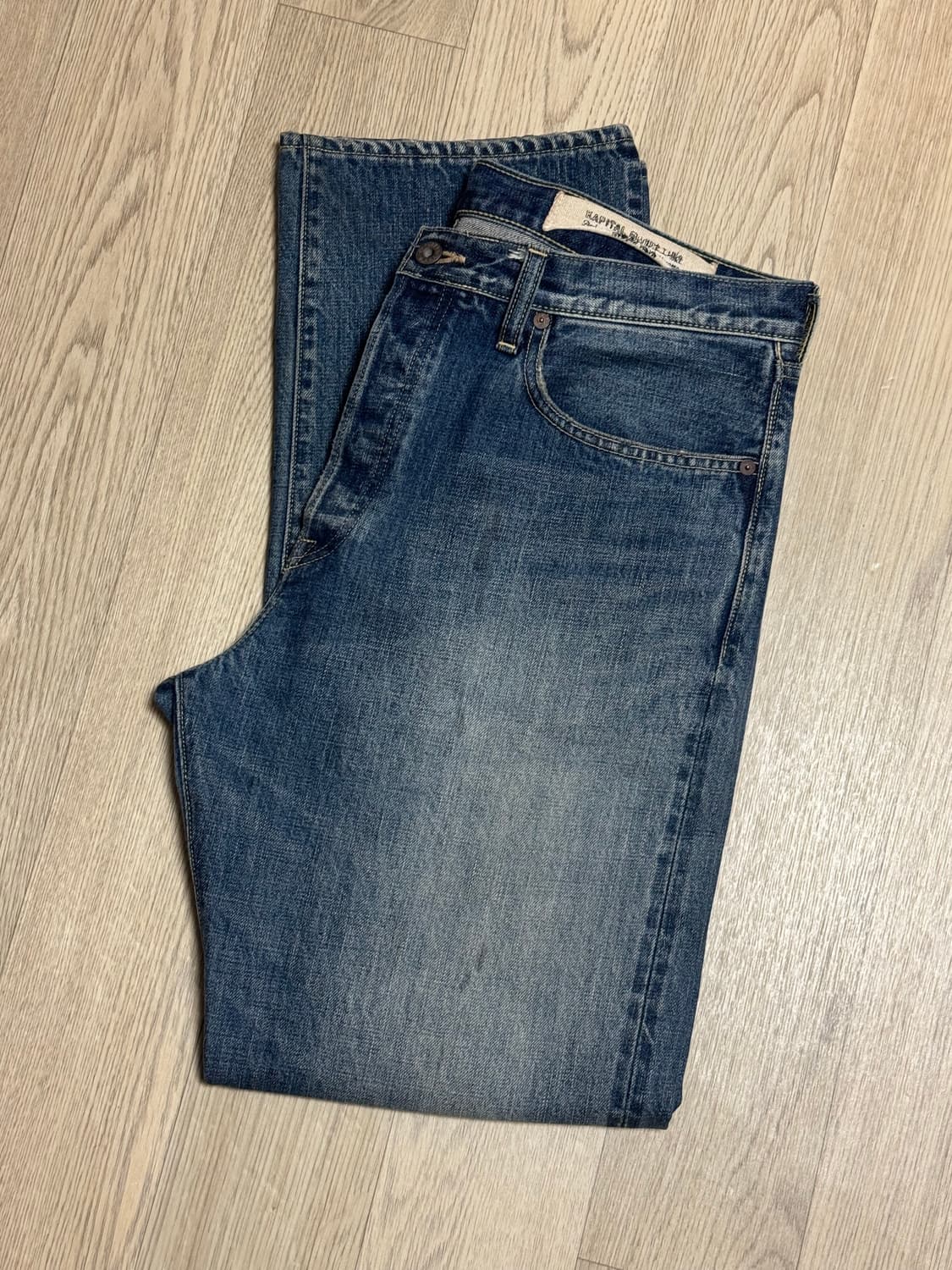 캐피탈 몽키시스코 짐바브웨 13.5oz 프로세스드 프로세싱 데님 팬츠 상품이미지2