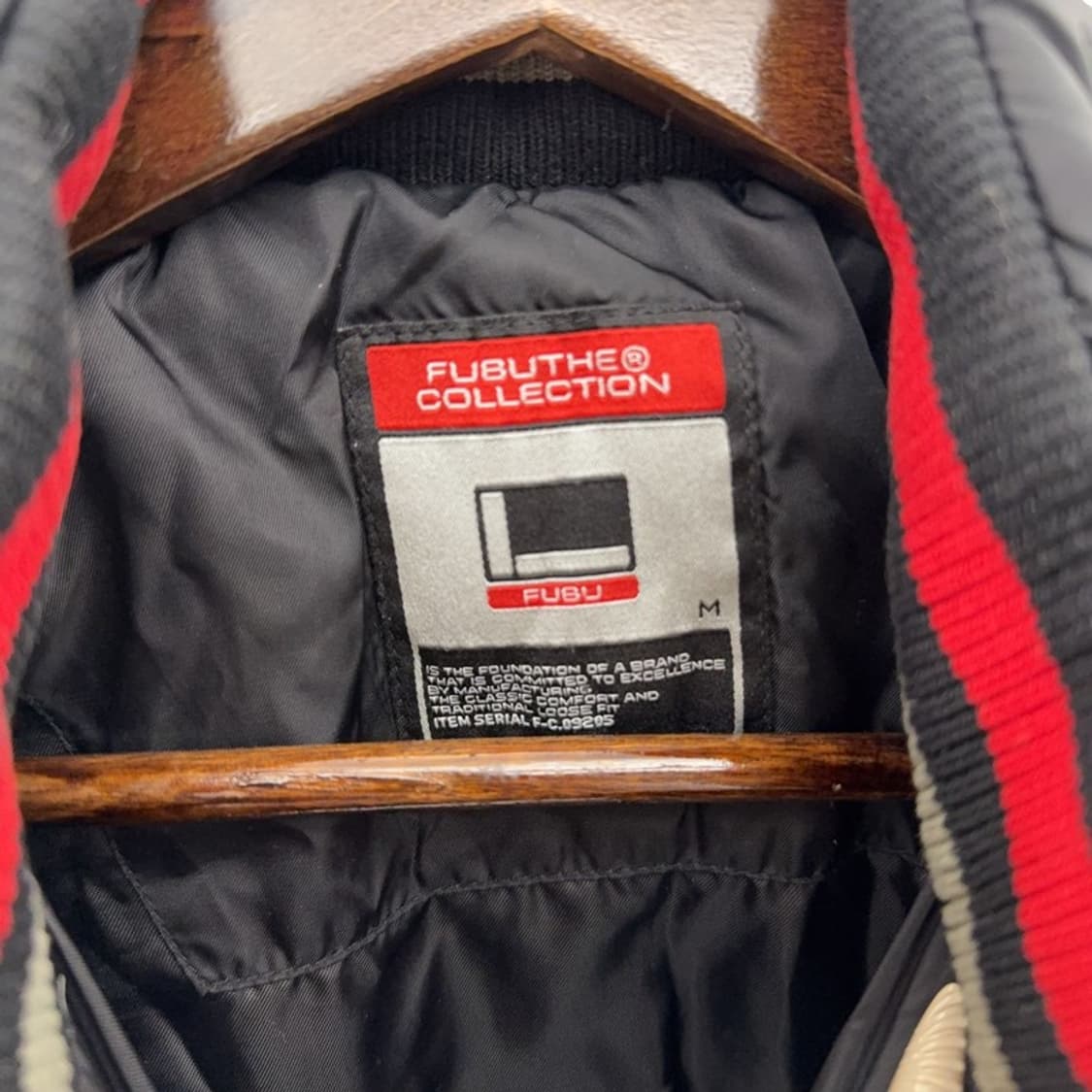 푸부 FUBU 올드스쿨 레트로 유니크 레이싱 패딩 자켓 M C08380 상품이미지5