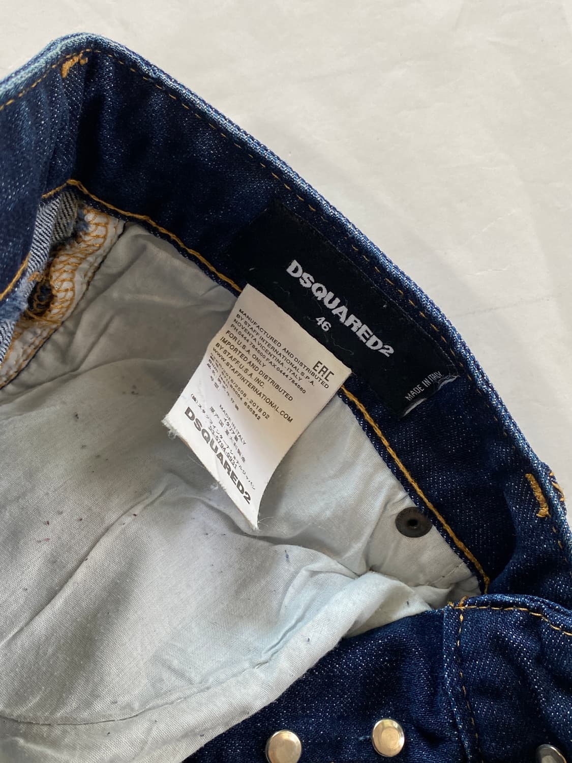 DSQUARED2 디스퀘어드 페인팅 디스 데님 46 상품이미지4