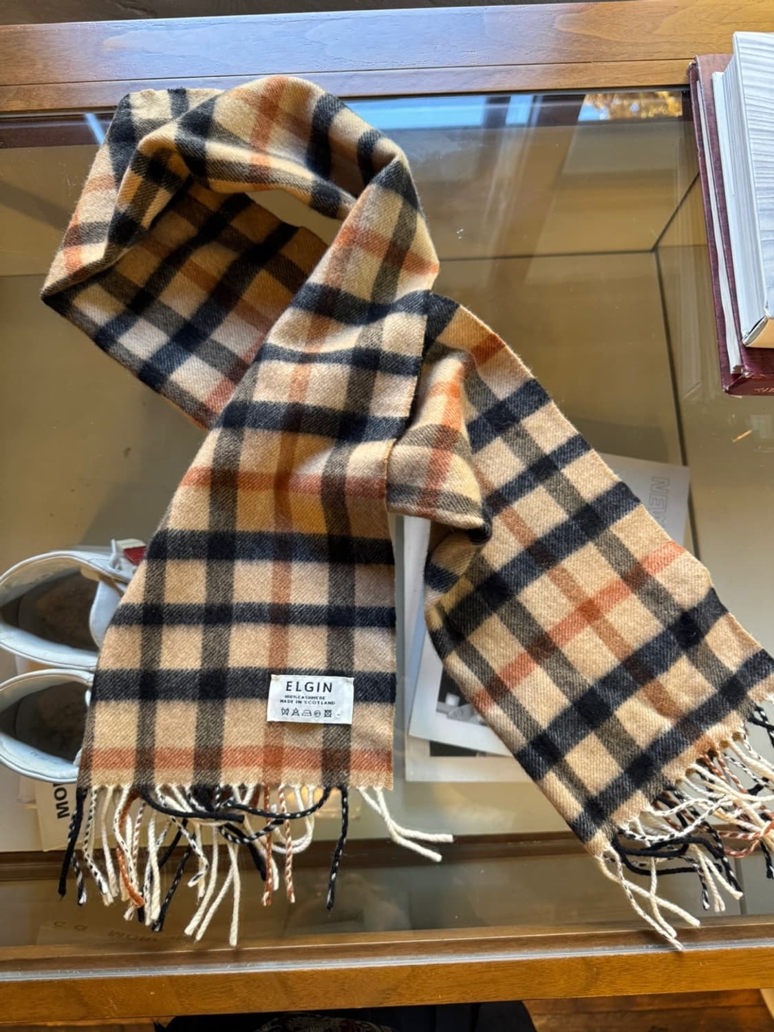 엘진 캐시미어 머플러  상품이미지8