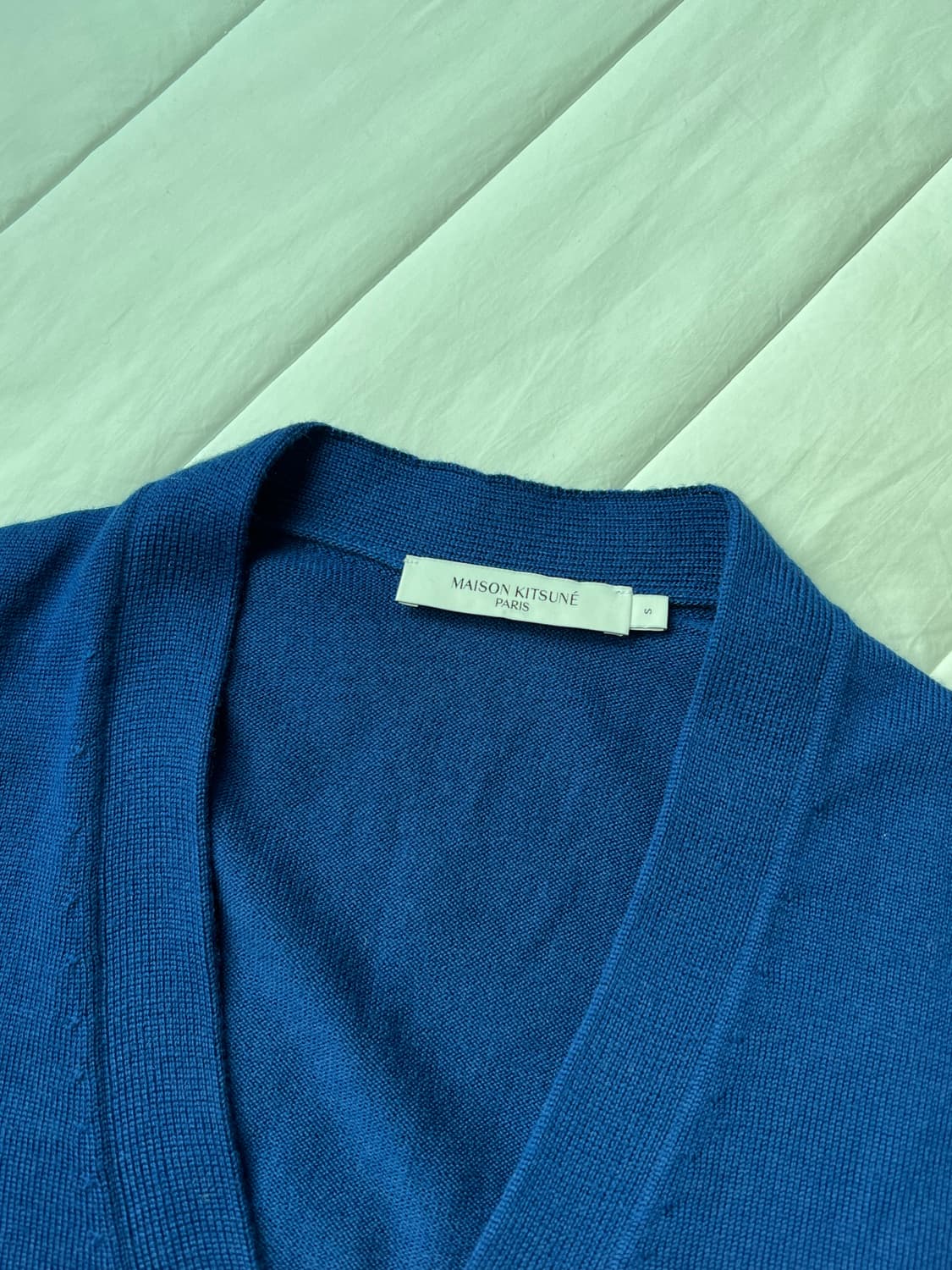 메종키츠네 폭스헤드 울 가디건 상품이미지5