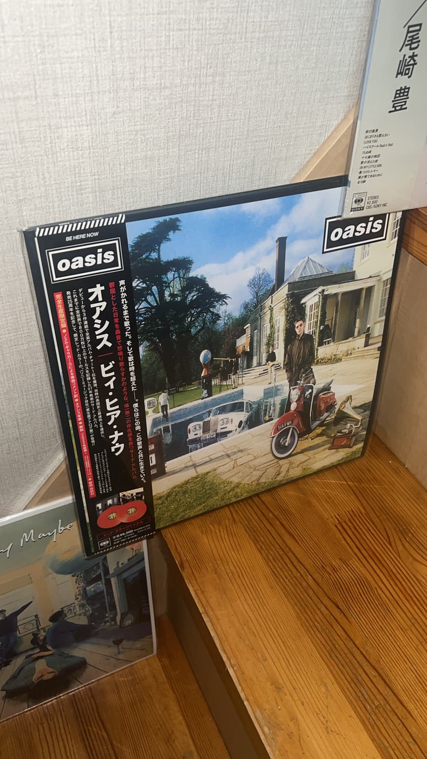 oasis 3rd “be here now” lp japan limited 상품이미지1